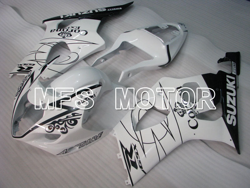 Suzuki GSXR1000 2003-2004 Injection ABS Fairing - Conora - Black White - MFS2613 - Fairings Kit