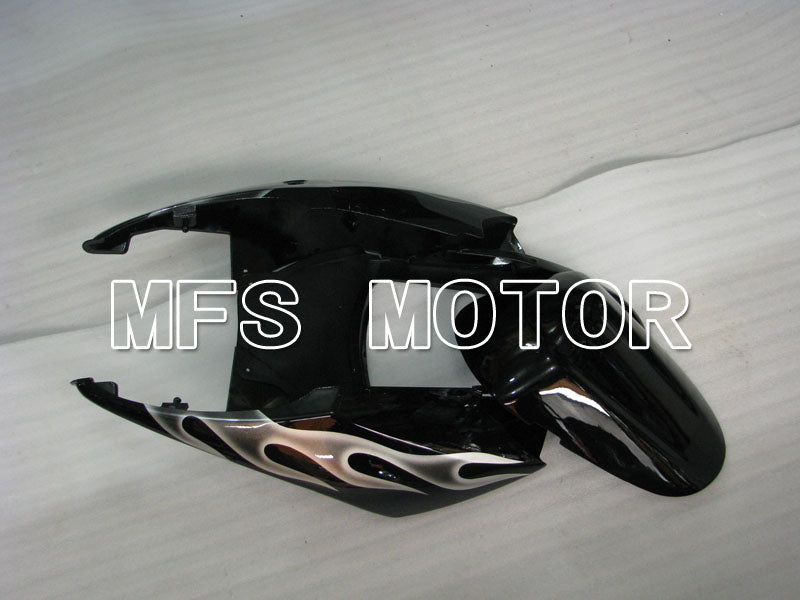 Suzuki GSXR1000 2005-2006 Injection ABS Fairing - Flame - Black Silver - MFS2628 - Fairings Kit