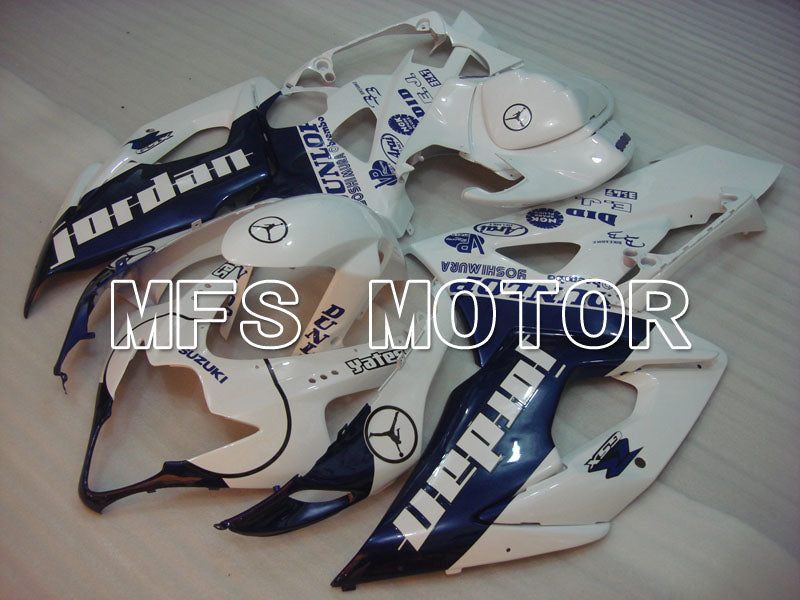 Suzuki GSXR1000 2005-2006 Injection ABS Fairing - Jordan - Blue White - MFS2629 - Fairings Kit