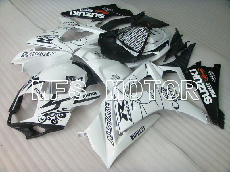 Suzuki GSXR1000 2007-2008 Injection ABS Fairing - Corona - Black White - MFS2664 - Fairings Kit