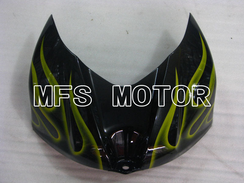 Suzuki GSXR1000 2007-2008 Injection ABS Fairing - Flame - Black Yellow - MFS2690 - Fairings Kit