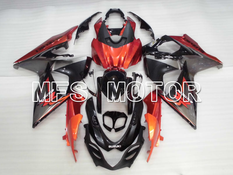 Suzuki GSXR1000 2009-2016 Injection ABS Fairing - Factory Style - Black Orange - MFS2713 - Fairings Kit