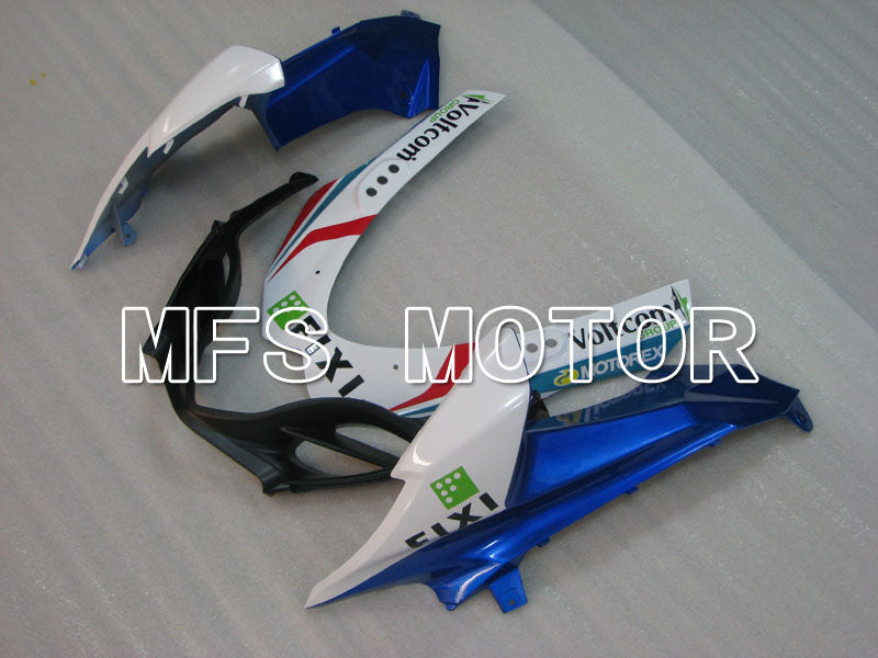 Suzuki GSXR1000 2009-2016 Injection ABS Fairing - FIXI - White Blue - MFS2729 - Fairings Kit