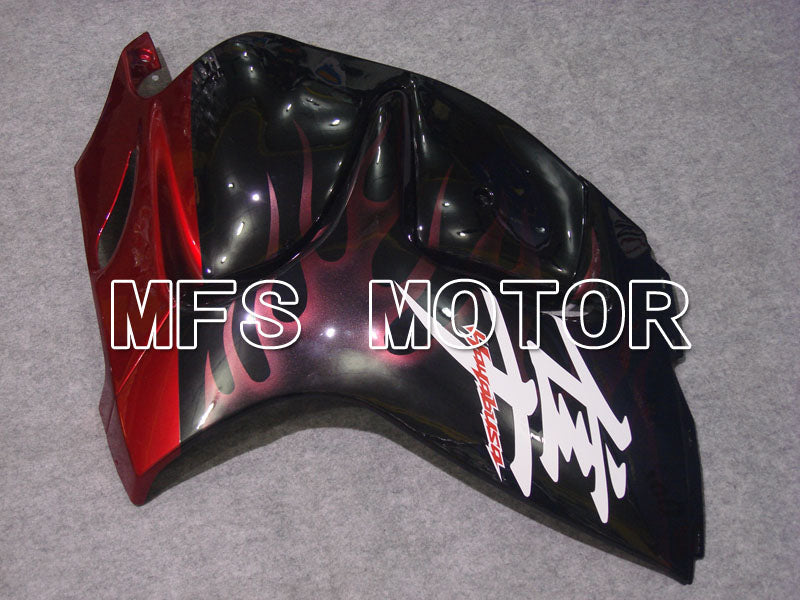 Suzuki GSXR1300 Hayabusa 2008-2020 Injection ABS Fairing - Flame - Black Red - MFS2744 - Fairings Kit