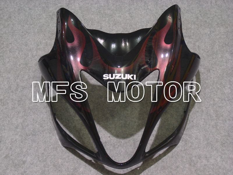 Suzuki GSXR1300 Hayabusa 2008-2020 Injection ABS Fairing - Flame - Black Red - MFS2744 - Fairings Kit