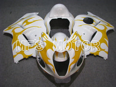 Suzuki GSXR1300 Hayabusa 2008-2020 Injection ABS Fairing - Fatcory - White Yellow - MFS2754 - Fairings Kit