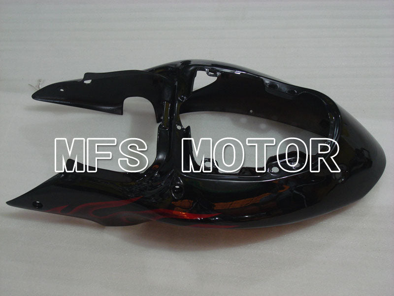 Suzuki GSXR1300 Hayabusa 1999-2007 Injection ABS Fairing - Flame - Black Red - MFS2771 - Fairings Kit