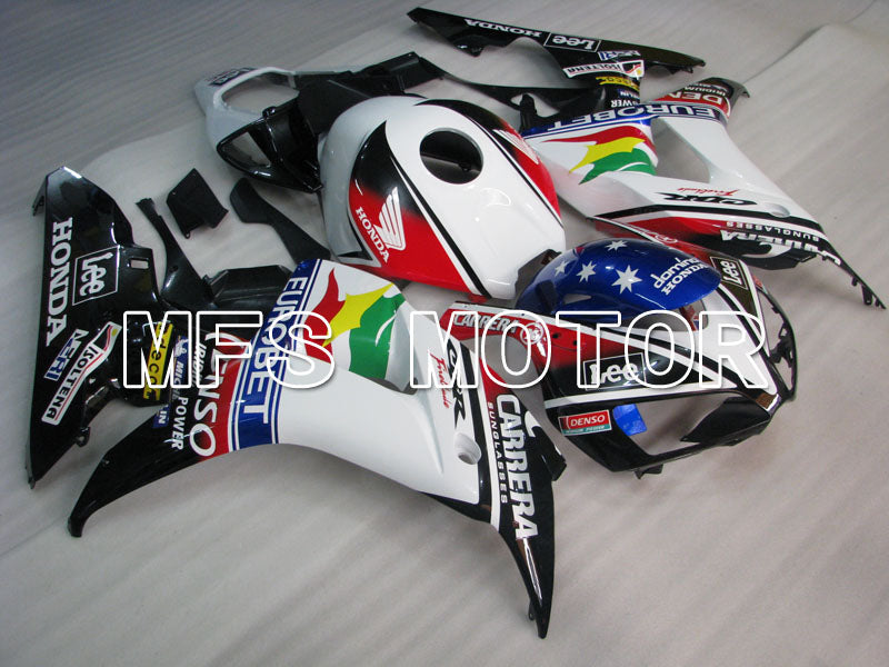 Honda CBR1000RR 2006-2007 Injection ABS Fairing - Eurobet - Black White - MFS2887 - Fairings Kit