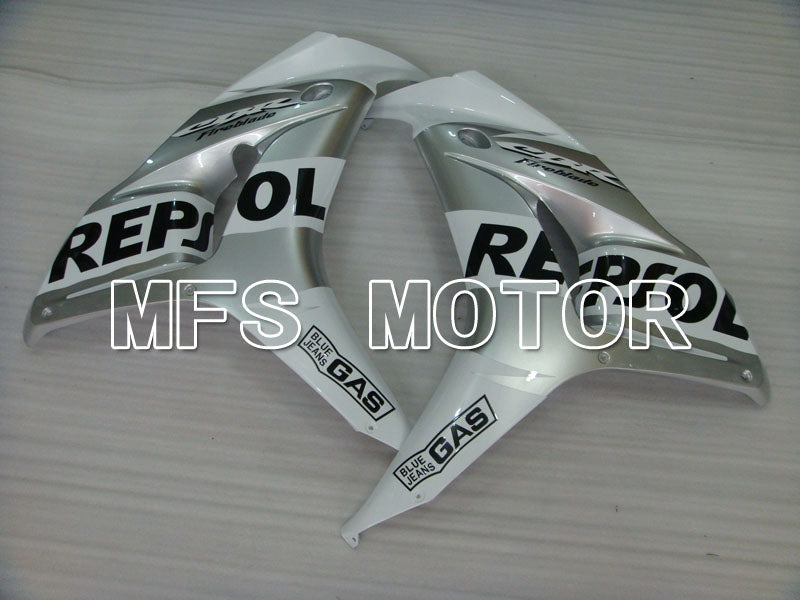 Honda CBR1000RR 2006-2007 Injection ABS Fairing - Repsol - Silver White - MFS2898 - Fairings Kit