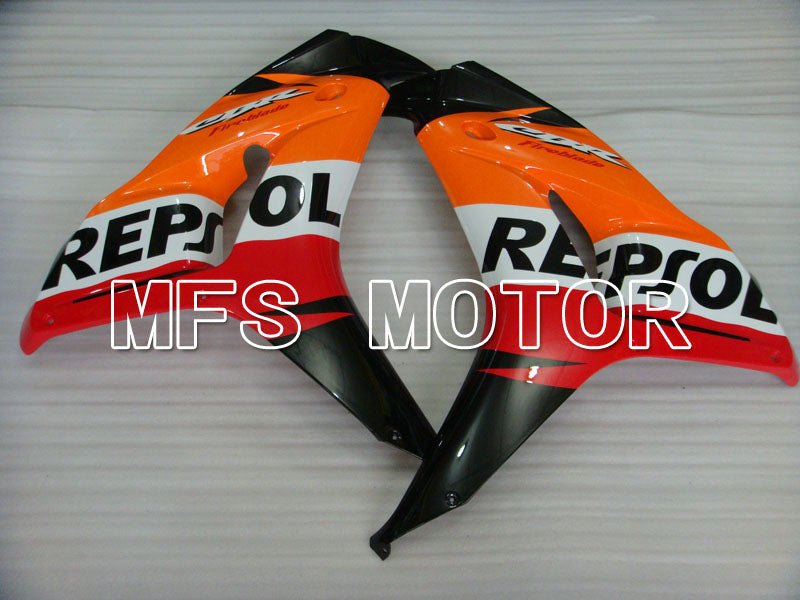 Honda CBR1000RR 2006-2007 Injection ABS Fairing - Repsol - Orange Red Black - MFS2899 - Fairings Kit