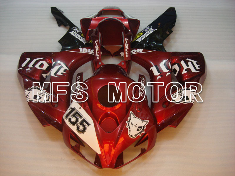 Honda CBR1000RR 2006-2007 Injection ABS Fairing - PLANNELS - Black Orange - MFS2905 - Fairings Kit