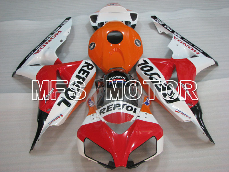 Honda CBR1000RR 2006-2007 Injection ABS Fairing - Repsol - Orange Red White - MFS2924 - Fairings Kit