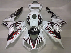 Honda CBR1000RR 2006-2007 Injection ABS Fairing - Flame - Black White - MFS2933 - Fairings Kit