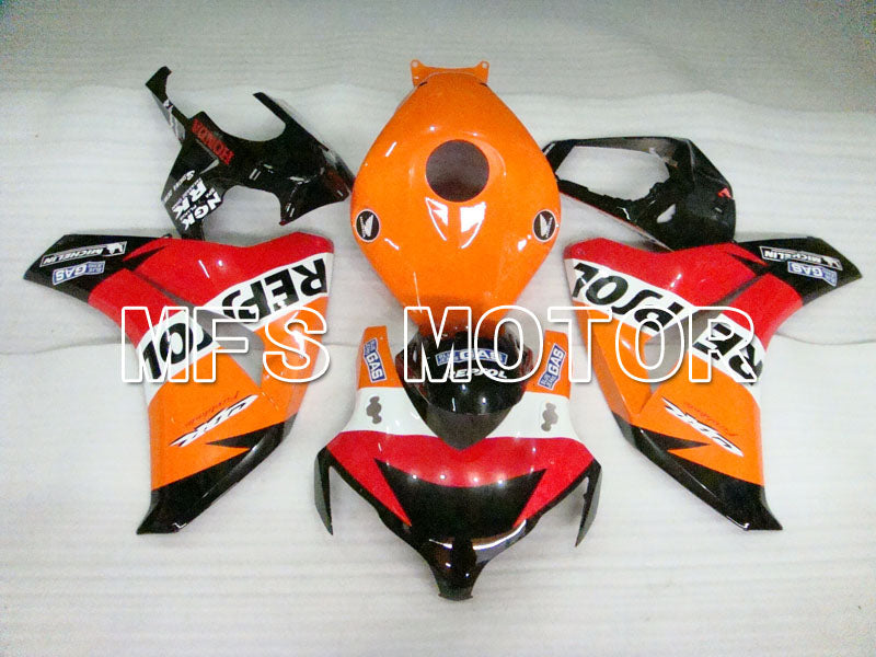 Honda CBR1000RR 2008-2011 Injection ABS Fairing - Repsol - Orange Red Black - MFS2968 - Fairings Kit