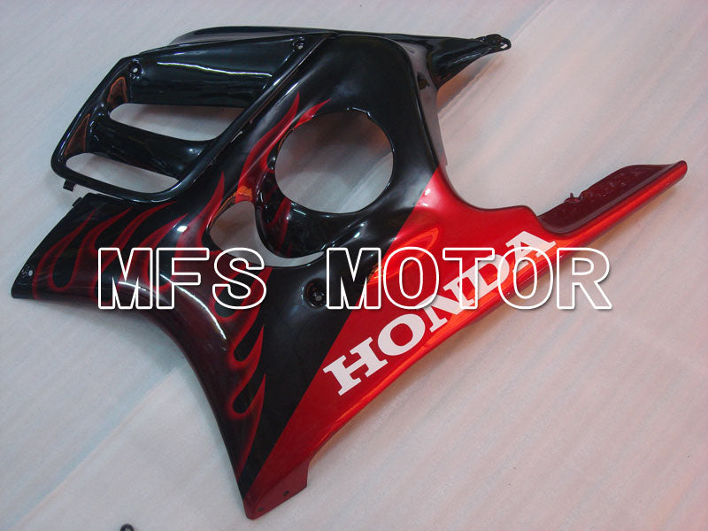 Honda CBR600 F3 1995-1996 Injection ABS Fairing - Flame - Black Red - MFS3036 - Fairings Kit