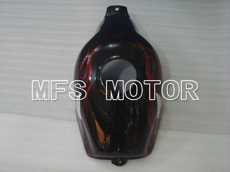 Honda CBR600 F3 1997-1998 Injection ABS Fairing - Flame - Black Red - MFS3058 - Fairings Kit
