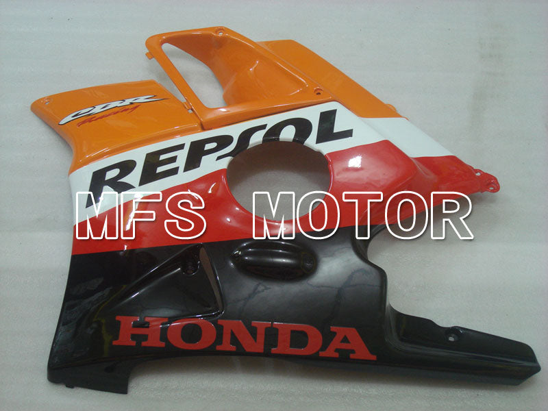 Honda CBR600 F2 1991-1994 ABS Fairing - Repsol - Black Orange Red - MFS3098 - Fairings Kit
