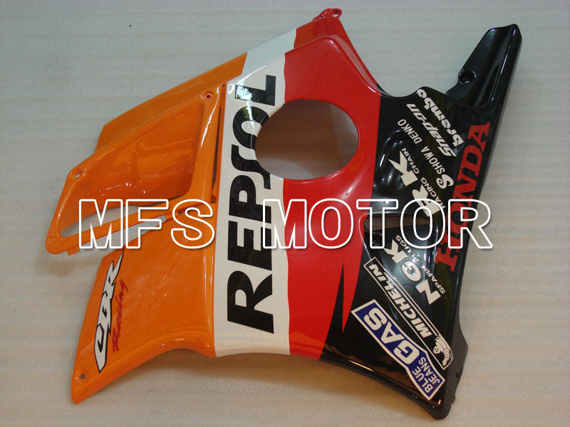 Honda CBR600 F2 1991-1994 ABS Fairing - Repsol - Black Orange Red - MFS3099 - Fairings Kit