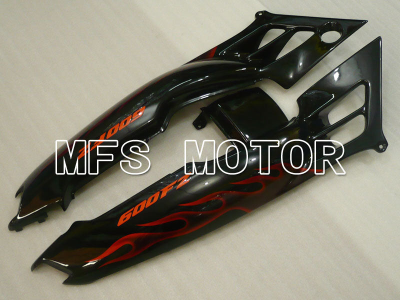 Honda CBR600 F2 1991-1994 ABS Fairing - Flame - Black Orange - MFS3103 - Fairings Kit
