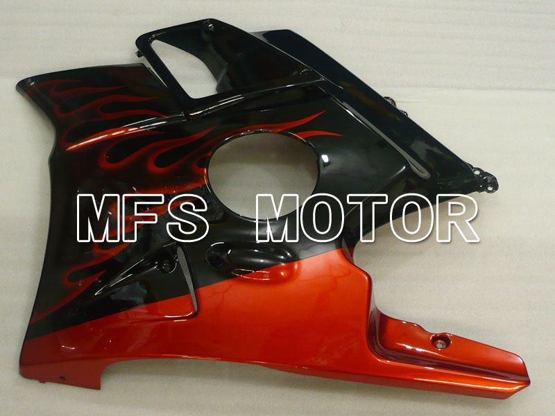 Honda CBR600 F2 1991-1994 ABS Fairing - Flame - Black Orange - MFS3103 - Fairings Kit