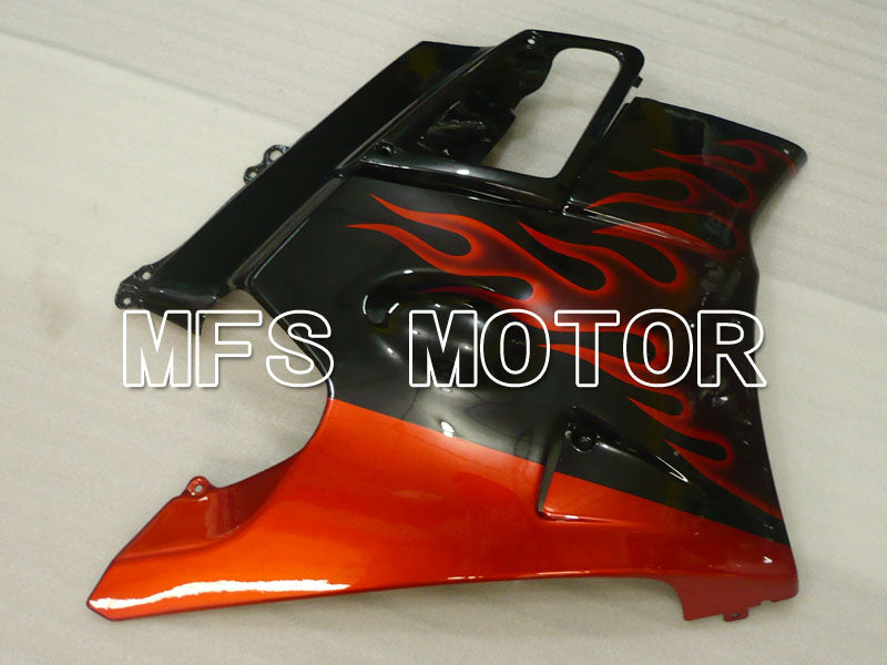 Honda CBR600 F2 1991-1994 ABS Fairing - Flame - Black Orange - MFS3103 - Fairings Kit