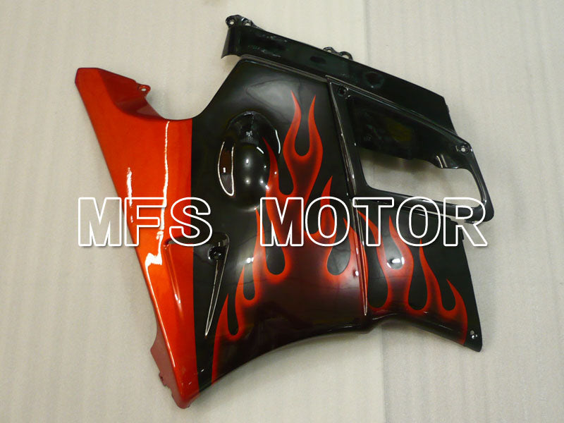 Honda CBR600 F2 1991-1994 ABS Fairing - Flame - Black Orange - MFS3103 - Fairings Kit