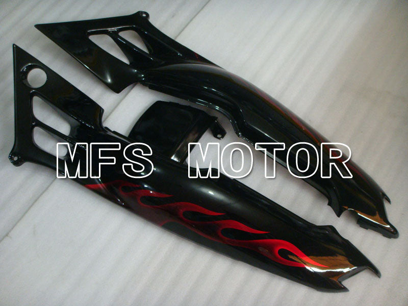 Honda CBR600 F2 1991-1994 ABS Fairing - Flame - Black Red - MFS3111 - Fairings Kit