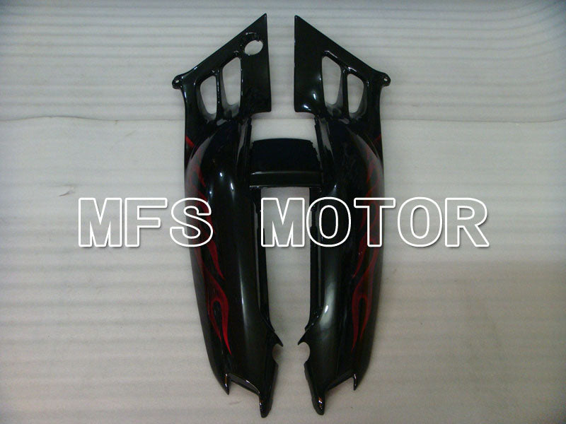 Honda CBR600 F2 1991-1994 ABS Fairing - Flame - Black Red - MFS3111 - Fairings Kit