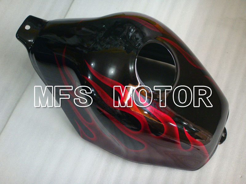 Honda CBR600 F2 1991-1994 ABS Fairing - Flame - Black Red - MFS3111 - Fairings Kit