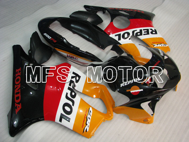 Honda CBR600 F4 1999-2000 Injection ABS Fairing - Repsol - Black Orange Red - MFS3136 - Fairings Kit