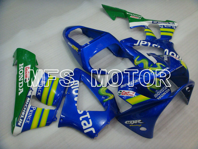 Honda CBR900RR 929 2000-2001 Injection ABS Fairing - Movistar - Blue - MFS3201 - Fairings Kit
