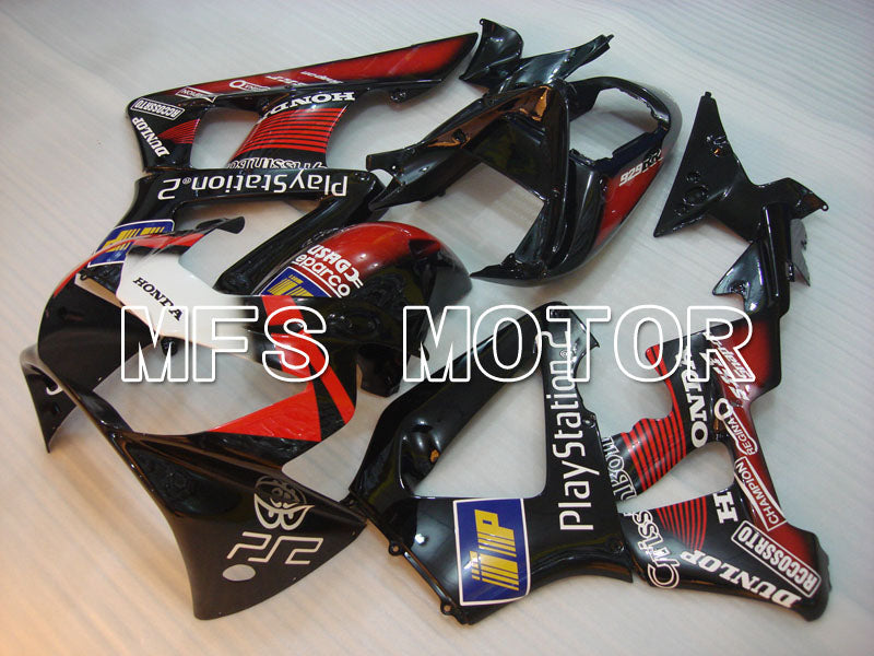 Honda CBR900RR 929 2000-2001 Injection ABS Fairing - Play Station - Black Red - MFS3210 - Fairings Kit