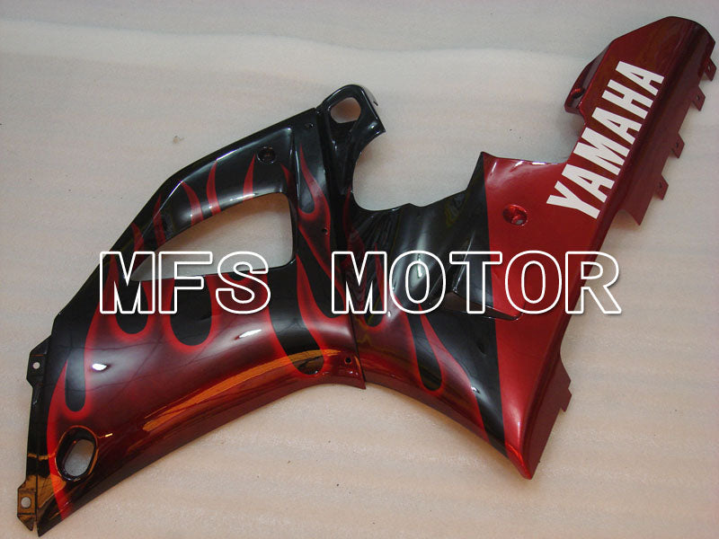 Yamaha YZF-R1 2000-2001 Injection ABS Fairing - Flame - Black Red - MFS3267 - Fairings Kit