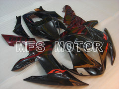 Yamaha YZF-R1 2002-2003 Injection ABS Fairing - Factory Style - Black Red - MFS3297 - Fairings Kit
