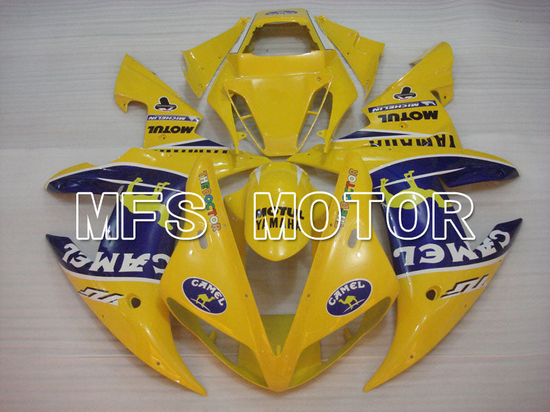 Yamaha YZF-R1 2002-2003 Injection ABS Fairing - Camel - Blue Yellow - MFS3349 - Fairings Kit