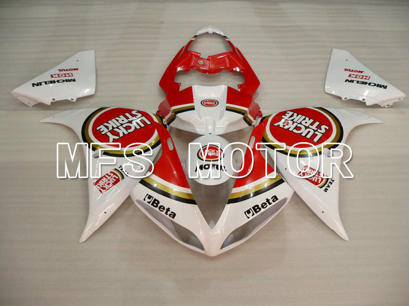 Yamaha YZF-R1 2009-2011 Injection ABS Fairing - Lucky Strike - White Red - MFS3420 - Fairings Kit