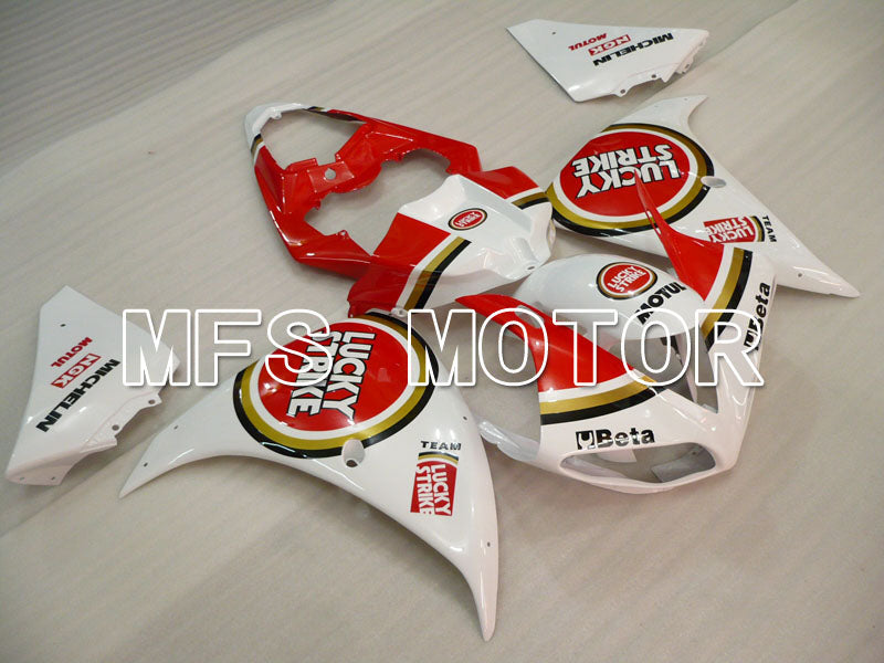 Yamaha YZF-R1 2009-2011 Injection ABS Fairing - Lucky Strike - White Red - MFS3420 - Fairings Kit