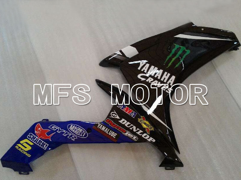 Yamaha YZF-R1 2007-2008 Injection ABS Fairing - Monster - Black Blue - MFS3461 - Fairings Kit