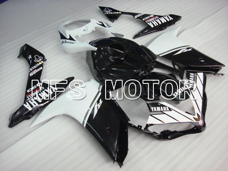 Yamaha YZF-R1 2007-2008 Injection ABS Fairing - Factory Style - Black White - MFS3472 - Fairings Kit