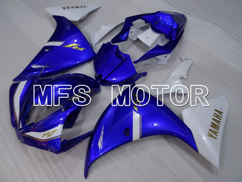 Yamaha YZF-R1 2012-2014 Injection ABS Fairing - Factory Style - White Blue - MFS3473 - Fairings Kit