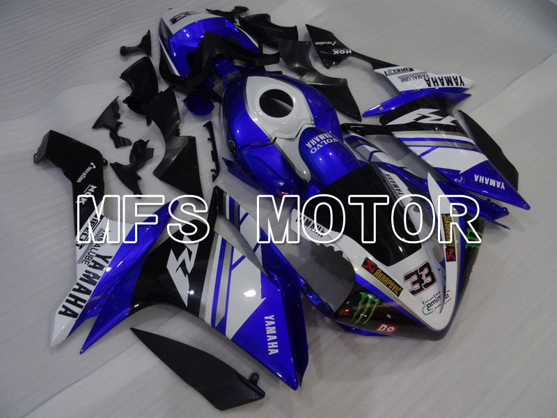 Yamaha YZF-R1 2007-2008 Injection ABS Fairing - Monster - Blue White - MFS3494 - Fairings Kit