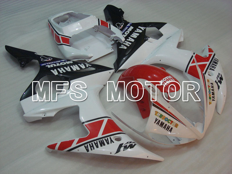 Yamaha YZF-R6 2003-2004 Injection ABS Fairing - MOTUL - White Black - MFS3497 - Fairings Kit