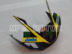 Yamaha YZF-R6 1998-2002 Injection ABS Fairing - Monster - Black Yellow - MFS3538 - Fairings Kit
