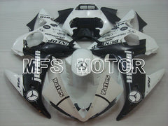 Yamaha YZF-R6 2003-2004 Injection ABS Fairing - Jordan - White Black - MFS3540 - Fairings Kit