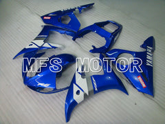Yamaha YZF-R6 2003-2004 Injection ABS Fairing - Factory Style - Blue White - MFS3555 - Fairings Kit