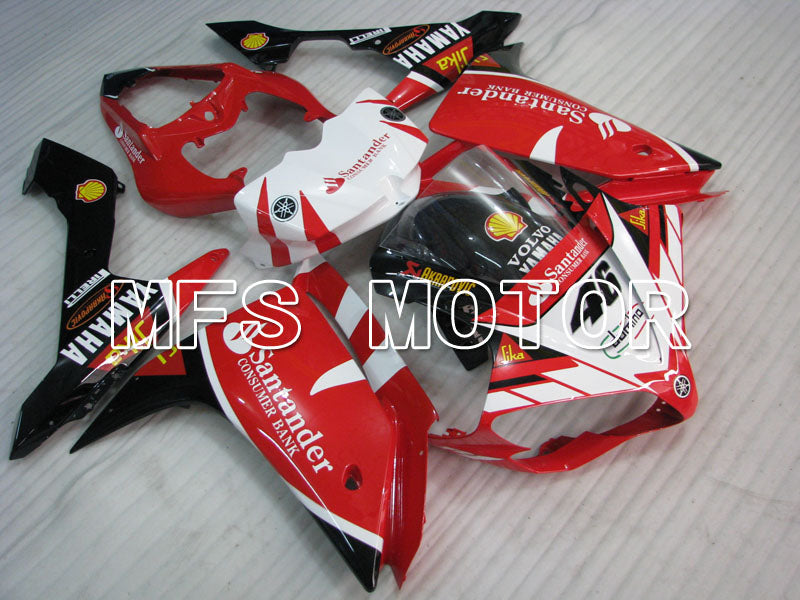 Yamaha YZF-R1 2007-2008 Injection ABS Fairing - Santander - White Red - MFS3565 - Fairings Kit