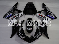 Yamaha YZF-R6 2005 Injection ABS Fairing - West - White Black - MFS3576 - Fairings Kit