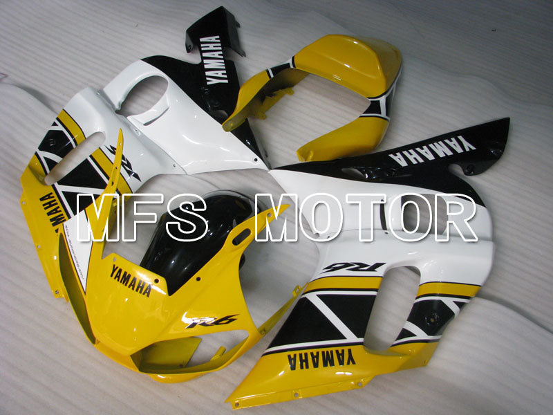 Yamaha YZF-R6 1998-2002 Injection ABS Fairing - Factory Style - Black White Yellow - MFS3588 - Fairings Kit