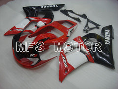 Yamaha YZF-R6 1998-2002 Injection ABS Fairing - Factory Style - Black White Red - MFS3589 - Fairings Kit