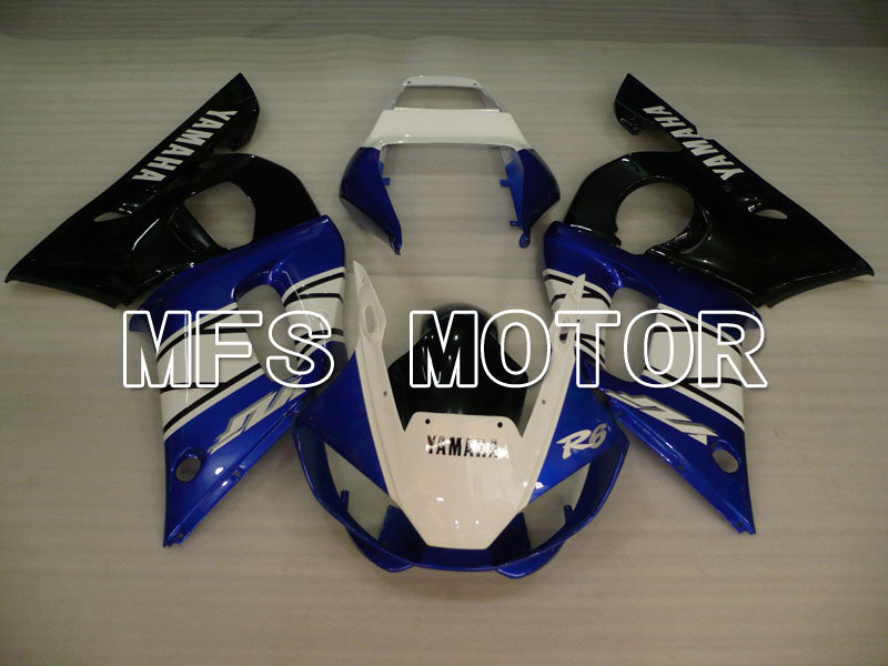 Yamaha YZF-R6 1998-2002 Injection ABS Fairing - Factory Style - Black Blue White - MFS3597 - Fairings Kit
